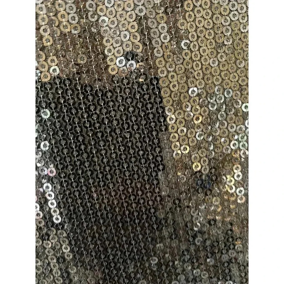 Jessica Vintage Velvet Sequin Bodycon Mini Dress Black Y2K 90's Cocktail Event - Picture 4 of 9